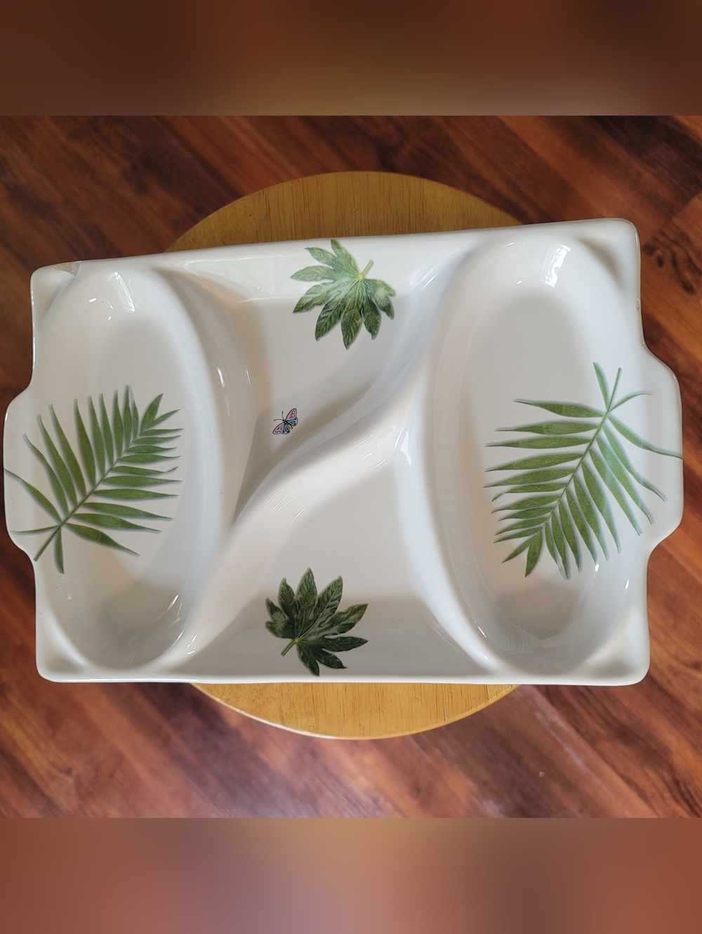 Franco Munari Bassano 4 Section Serving Dish. Made In Italy.